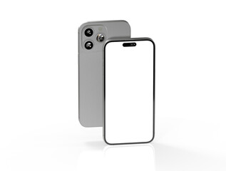 Modern frameless smartphone Mock up