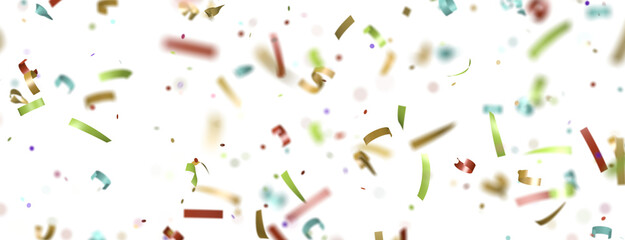 confetti png. Gold confetti falls from the sky. Glittering confetti on a transparent background. Holiday
