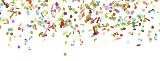 confetti png. Gold confetti falls from the sky. Glittering confetti on a transparent background. Holiday