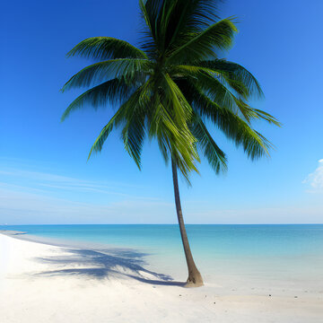 palm tree on the beach
