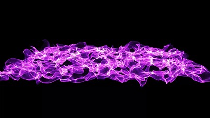 Abstract wave background violet. 3D animation