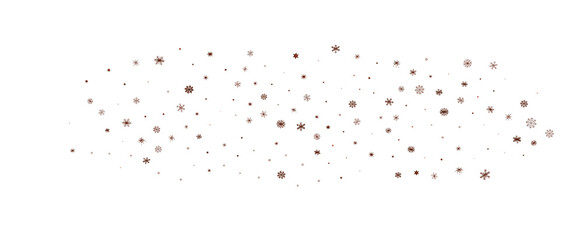 Falling snow at night. Bokeh lights