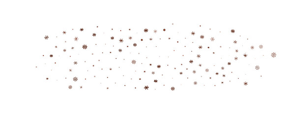 Falling snow at night. Bokeh lights