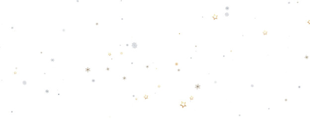 Falling snow at night. Bokeh lights