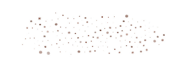 Falling snow at night. Bokeh lights