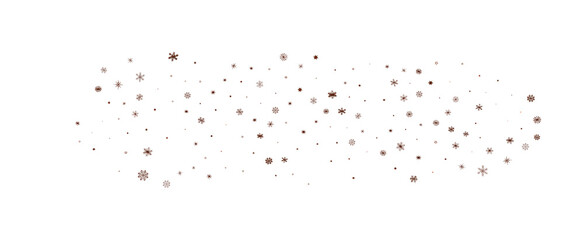 Falling snow at night. Bokeh lights