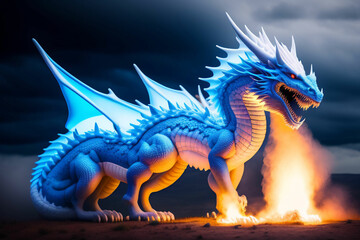 traditional chinese dragon colorful representation dragon costume generative ai