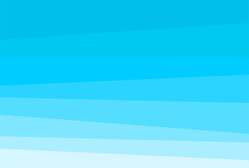 Blue stripes gradient background. Sea blue colors ombre pattern. - 569305319
