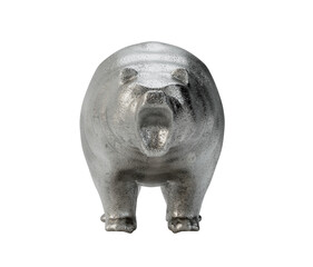Silver Bear Token Statuette