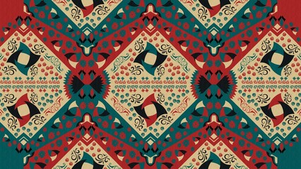 Geometric shapes with folky modern decorations, background, wallpaper, texture, illustration, desktop, cover, card, gift, frame, wall, book