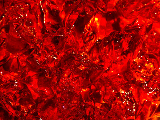 Dark red jelly texture