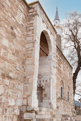 Fototapeta premium Detail view from the outside of the Great Mosque in Manisa.