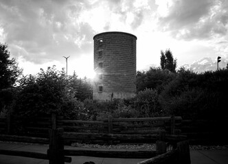 old tower in the park