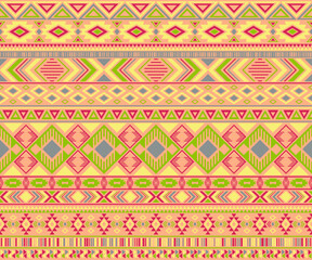 American indian pattern tribal ethnic motifs geometric vector background.