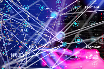 Telecommunication network and wireless mobile internet - connection