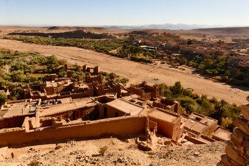 Sito storico Patrimonio Unesco, Ksar di Ait Ben Haddou, Oarzazate, Draa. provincia di Tafilalet , Marocco