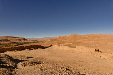 Sito storico Patrimonio Unesco, Ksar di Ait Ben Haddou, Oarzazate, Draa. provincia di Tafilalet , Marocco