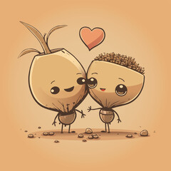 Nuts About Love: A Valentine's Day Nut Couples