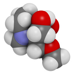 Eprenetapopt cancer drug molecule. 3D rendering.