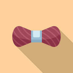 Thread cotton icon flat vector. Machine textile. Fabric industry