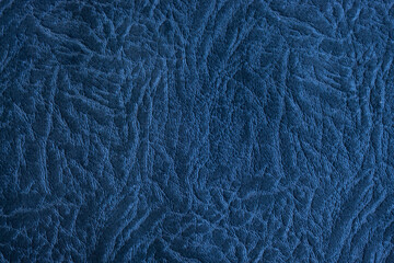 Macro photography of an extrange blue cloth pattern