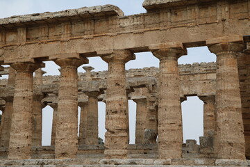 Tempio di Hera in Paestum, Campania Italy © ClaraNila