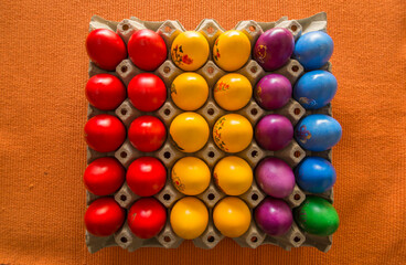 Obraz premium colorful eggs