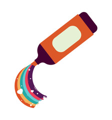 marker rainbow school supply