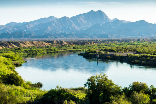Colorado River in Blythe, California