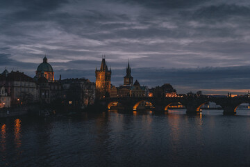 Fototapeta premium Prague Sunset