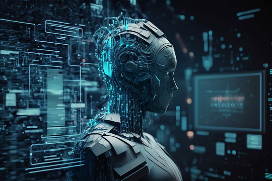 AI Learning and artificial intelligence, virtual data