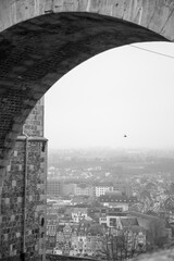 Fototapeta premium pont noir et blanc