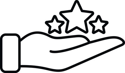 Certificate badge icon outline vector. Medal award. Reward victory