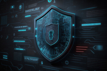 Cyber Security Data Protection Business Privacy concept Generative AI, Generativ, KI