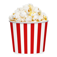 Single big popcorn bucket cut out © Yeti Studio