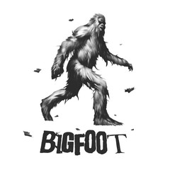 Obraz na płótnie Canvas Bigfoot