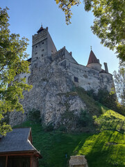 View of the famous Bran Castle, Toerzburg, in the Transylvania region