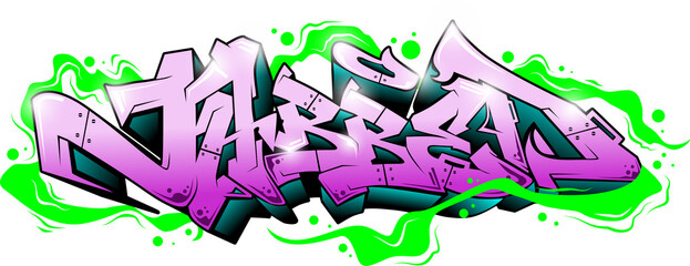 graffiti on the wall © ichiko