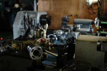 Where parts are made with a lathe