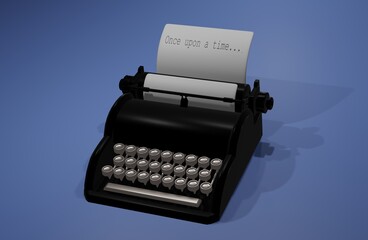 Typewriter: Once upon a time