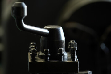 Where parts are made with a lathe