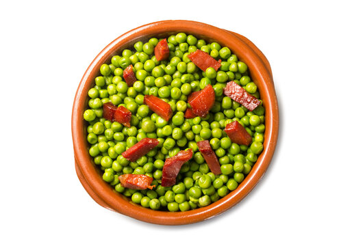 Guisantes con jam&oacute;n