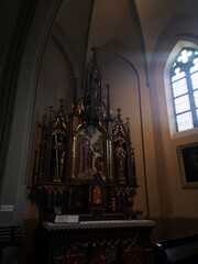 interior of the church of st mary