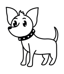 chihuahua animal coloring