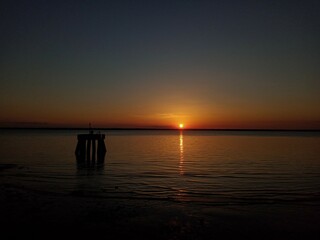 Obraz premium sunset on the beach