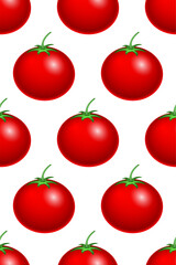 Tomato seamless pattern