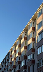 Low angle view of a modern building in Cologne