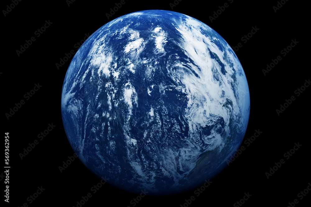 Canvas Prints planet earth on a dark background. elements of this image furnished by nasa
