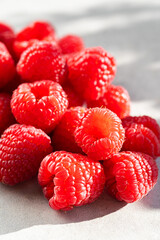 fresh raspberry, fresh red berry closeup.