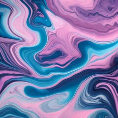 Fototapeta premium abstract background twirling line with lighter pink and blue pastel, generative art by A.I.